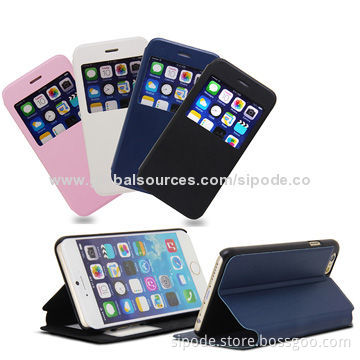 Flip Design Leather Cover for iPhone6